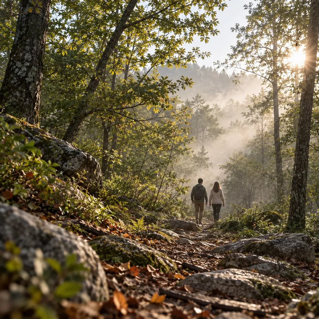 Walk into the morning light