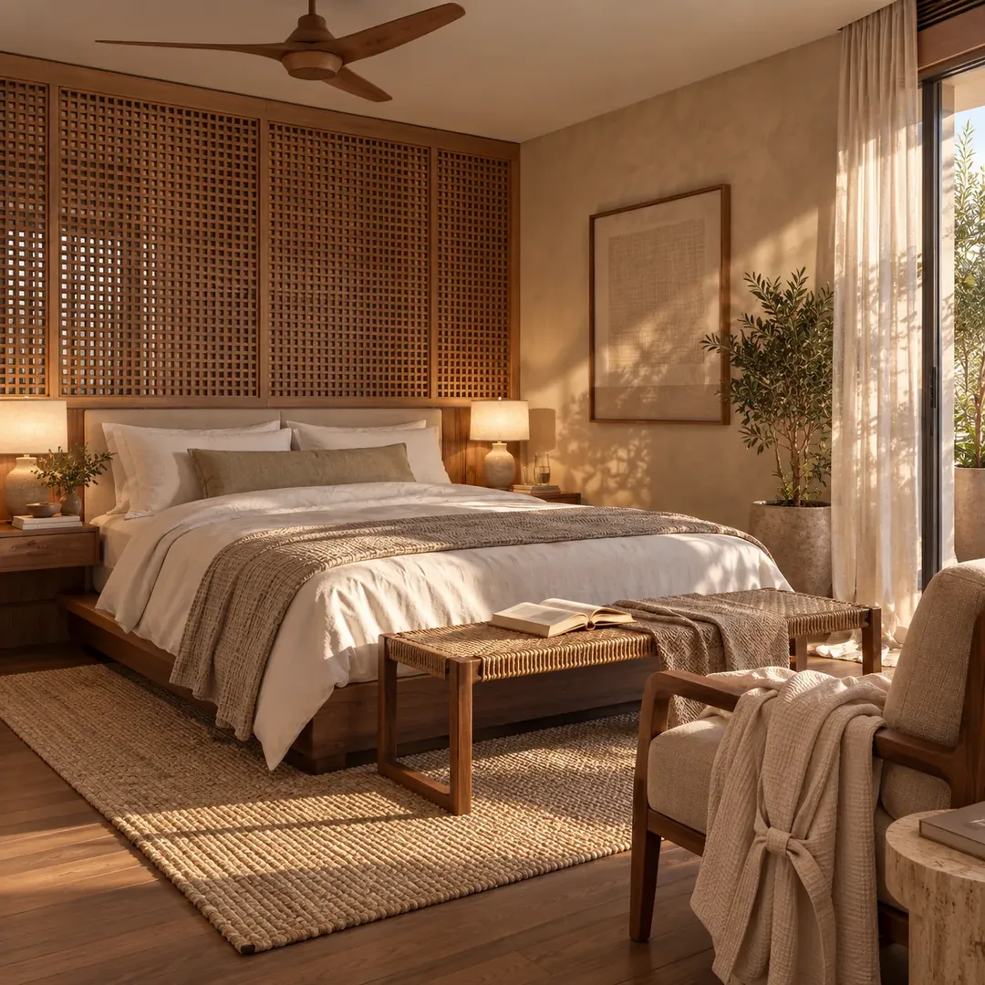 Bedroom with soft daylight