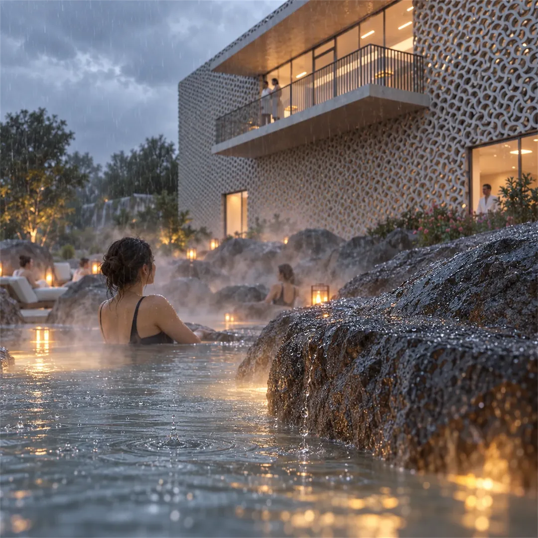 Rain on hot stone