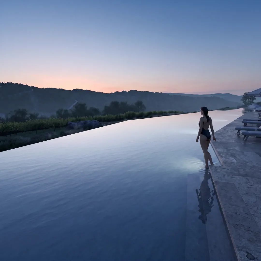 Long pool deck pause