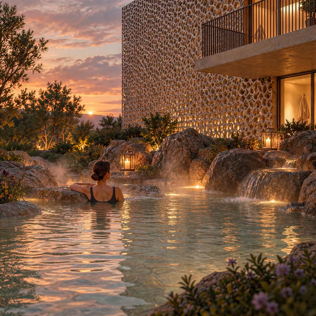 Onsen - open sky pool